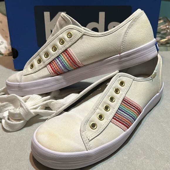 Keds Dream Foam Canvas with Stripes - Picture 1 of 7